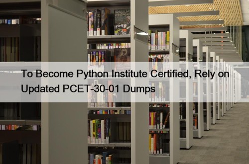 To Become Python Institute Certified, Rely on Updated ...